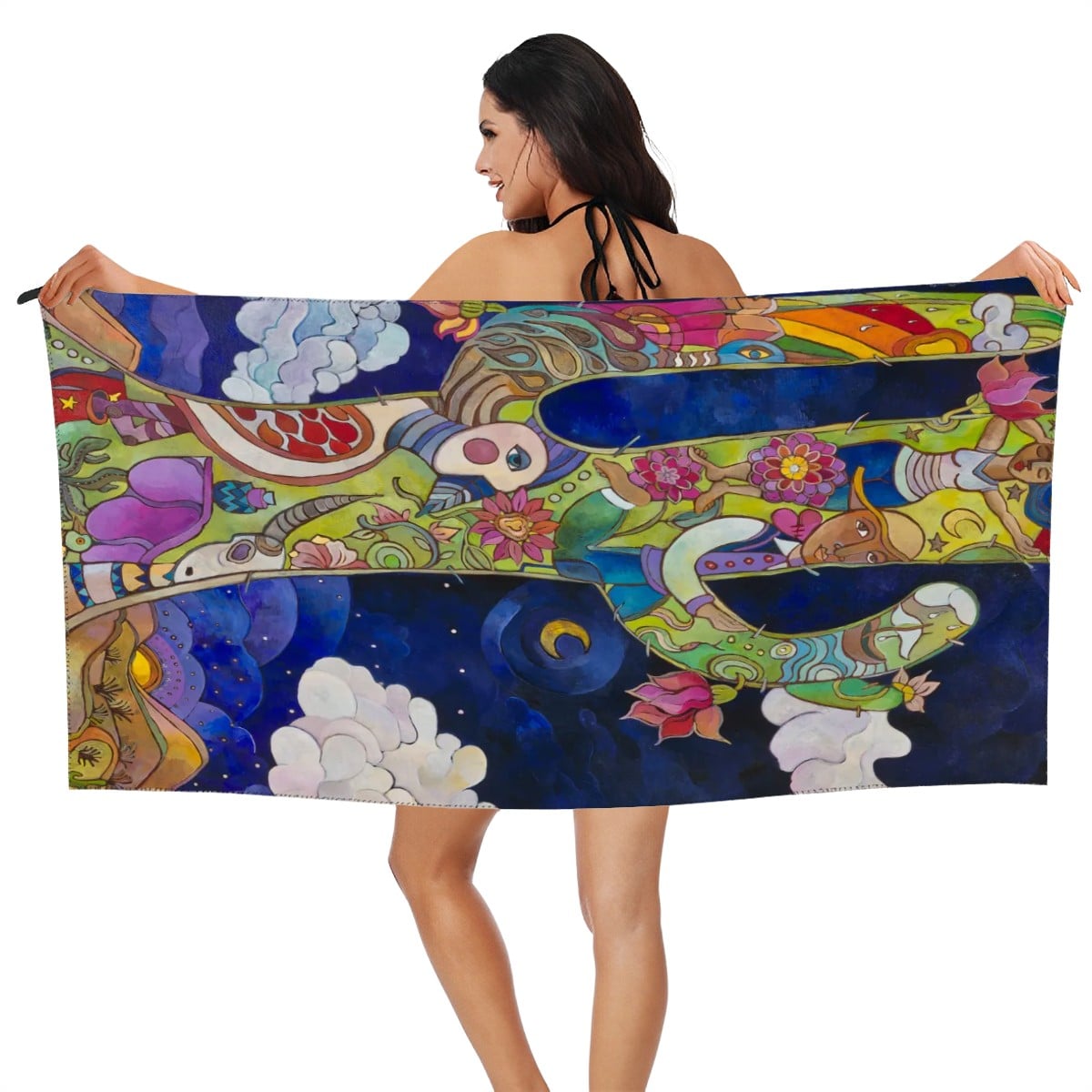 Midnight Dreams Microfiber Towel