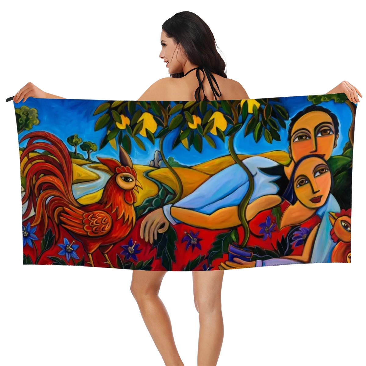 Waking Up Together Microfiber Towel