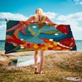 Fish Dance Microfiber Towel