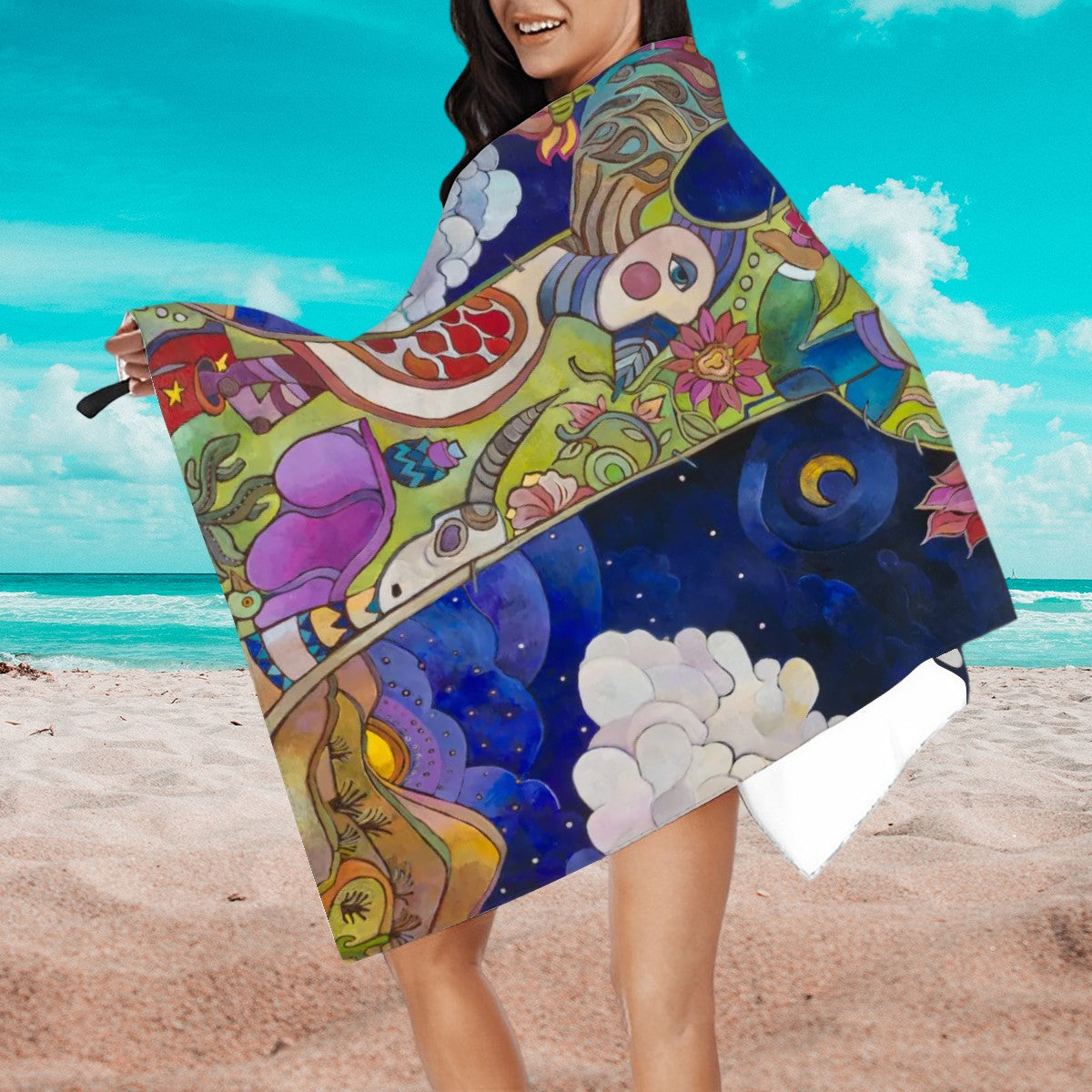 Midnight Dreams Microfiber Towel
